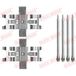 QUICK BRAKE Kit d'accessoires, plaquette de frein à disque 109-1805