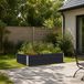 vidaXL Jardinière surélevée anthracite 100 x 80 x 24 cm métal