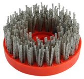 Brosse de nettoyage 4 pouces - Brosse abrasive - Polissage pierre/granit - Élimination rouille/peinture - Fil d'acier de haute qualité - Longue durée de vie - Brosse à récurer