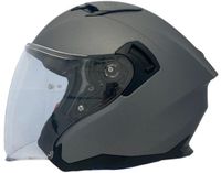 Apex JI200 Solid Titanium Jethelm - Grijs - Maat M