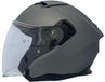 Apex JI200 Solid Titanium Jethelm - Grijs - Maat M