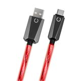 Konix USB-kabel USB 2.0 1,2 m USB A naar USB C Rood