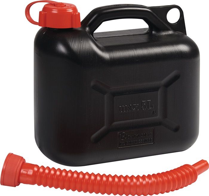 NOW Transport brandstoffles, 5 liter, zwart HD-PE