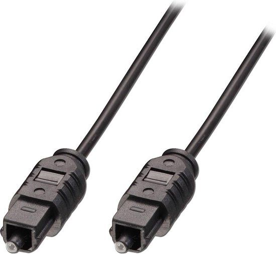 LINDY 35210 Toslink Audio Aansluitkabel - 0.50 m - Zwart