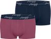 SLOGGI Boxershorts 'Blue Start' violetblauw / donkerrood
