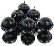DPI Mini-Äpfel Schwarz Ø 5 cm Set von 6