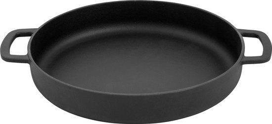 COMBEKK Sous-Chef Koekenpan Dubbel Handvat 24CM - Zwart