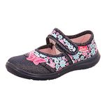 BECK Huisschoenen 'Beauty' lichtblauw / donkerblauw / pink