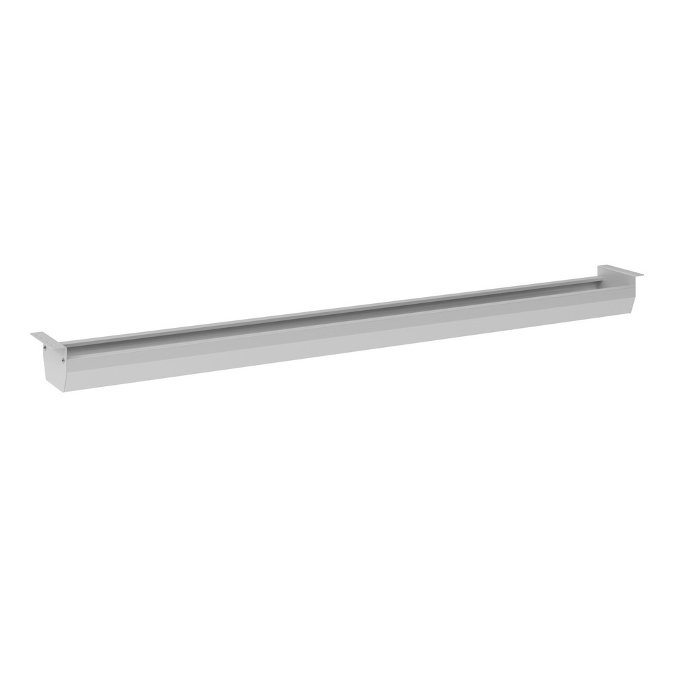 hjh OFFICE PRO KC18 S | Horizontale kabelgoot | zilver - Accessoires Zilver 180 cm