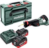 Metabo SSEP 18 LT accu-reciprozaag 18 V 32 mm + 2x LiHD accu 10,0 Ah + oplader + Metabox