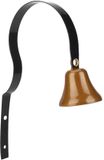 ZenithVibe Vintage metalen winkeliersbel met antiek design, wandgemonteerde deurbel voor sfeervolle winkel- en woningdecoratie