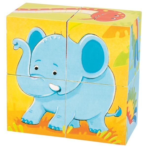 Goki 57434 - Puzzel - Dieren - Hout - 2+ jaar - Unisex