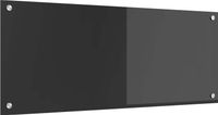 Crédence gris foncé 100 x 40 cm verre trempé