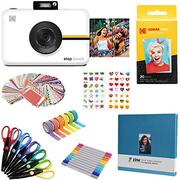 Kodak Step Touch Instant Camera met 3,5 Inch LCD Touchscreen Display (Wit) Plakboek Kit