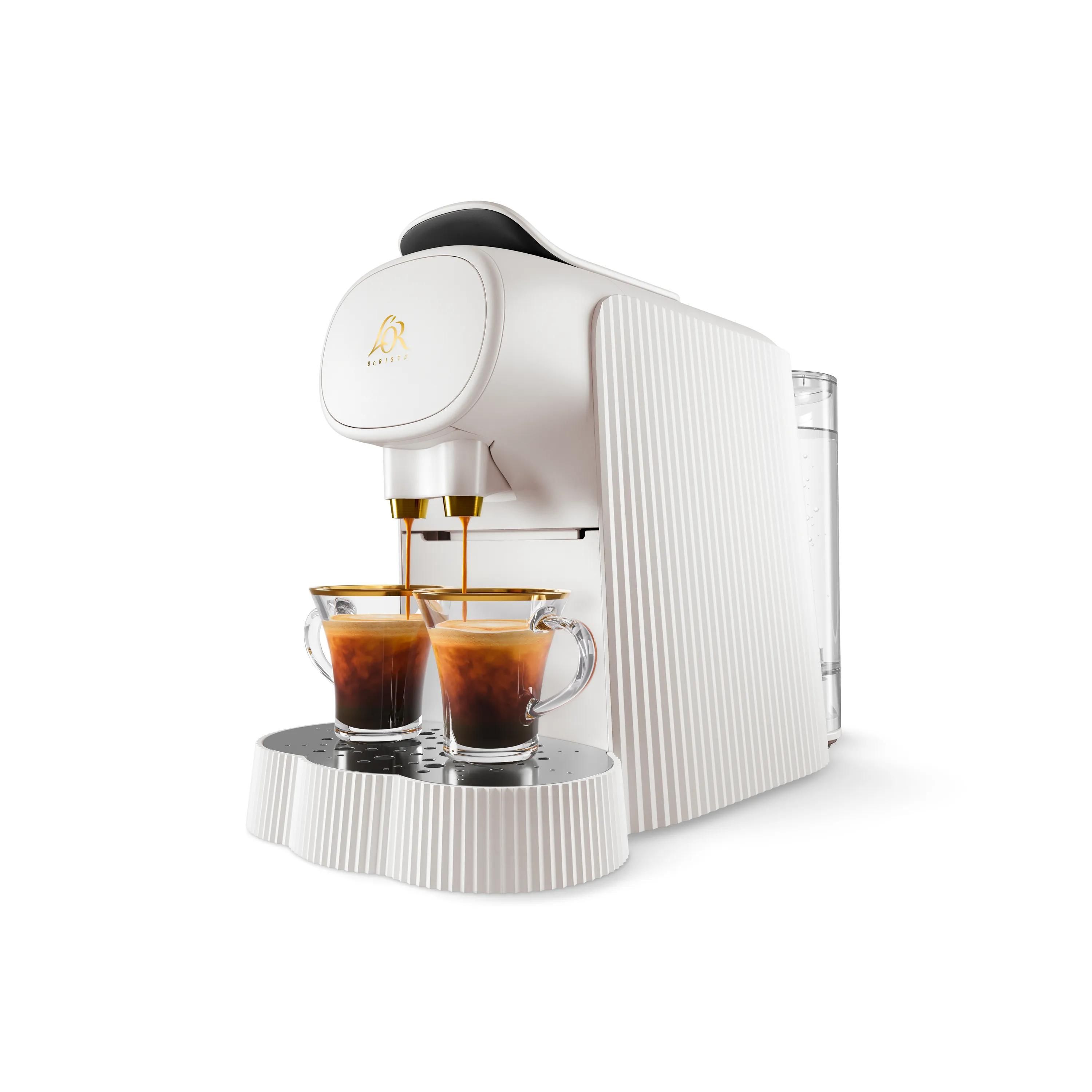 L’OR Alessi Plissé Capsule Koffiezetapparaat - Wit