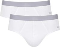 sloggi men GO ABC 2.0 Brief 2P Heren Onderbroek - WHITE - Maat S