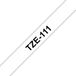 Brother TZE-111 Label Tape - 6mm - Black on Clear - Laminated