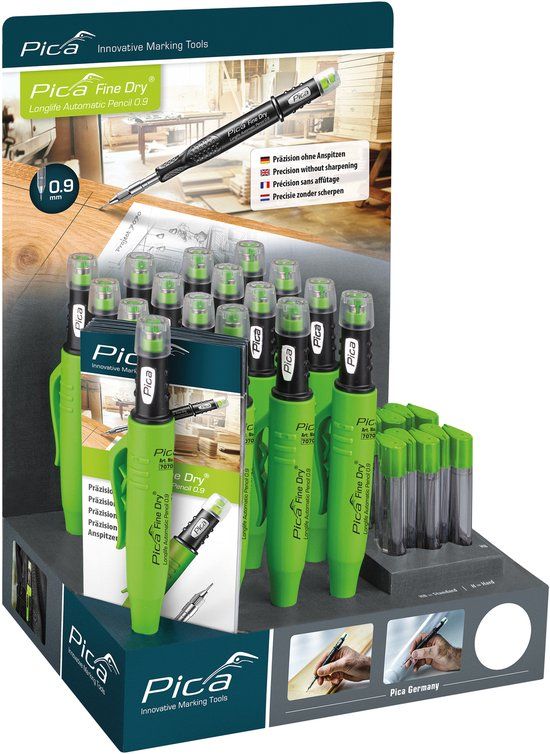 Pica Fine Dry 7020 Markeerpotlood Display