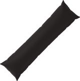 vidaXL - Kussensloop - HEERLEN - Zwart - 40 x 145 cm - Polyester