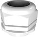 Rittal 2411.661 Wartel M50 Polyamide Gris-blanc (RAL 7035) 1 pièce(s)