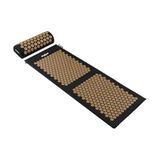 Rebel Electro gezondheidsmat met acupressuurkussen 130x50cm XXL gouden spikes RBA-6003-GL