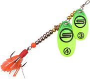 Spro Splash Tandem Spinner 9gr - Size 3 & 4 - Hooksize 5 - Firetiger
