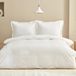 KARACA Home Uniq 100% Katoen Satijn Single Dekbedovertrek Set, Wit