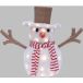Lotti Bonhomme De Neige Lumineux 70 Microled Blanc Chaud & Froid H40cm 9 Jeux Bois