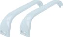 Bosch Vhbw 2x Poignée Compatible Avec Ksu3320ie/01 Ksu3320ie/02 Ksu32620sa/08 Ksu32620sa/09 Réfrigirateurs Four De Cuisson Plastique Blanc