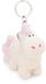 NICI Sleutelhanger Eenhoorn Crème Roze 10cm