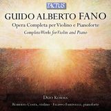 Outhere Roberto Costa & Filippo Farinelli (Duo Komma) - Fano: Opera Completa Per Violino (CD)