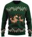 JAP Christmas Kersttrui (maat XL) - 100% Gerecycled - Kriebelt niet - Kerstcadeau volwassenen - Foute Kersttrui dames en heren - Drie neukende rendieren - Groen