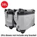 StarTech Aluminium Motorfiets Zijtas - 38 Liter - Rechthoekig (Model S)