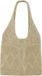 Goodivery Sac de plage en crochet en coton marron