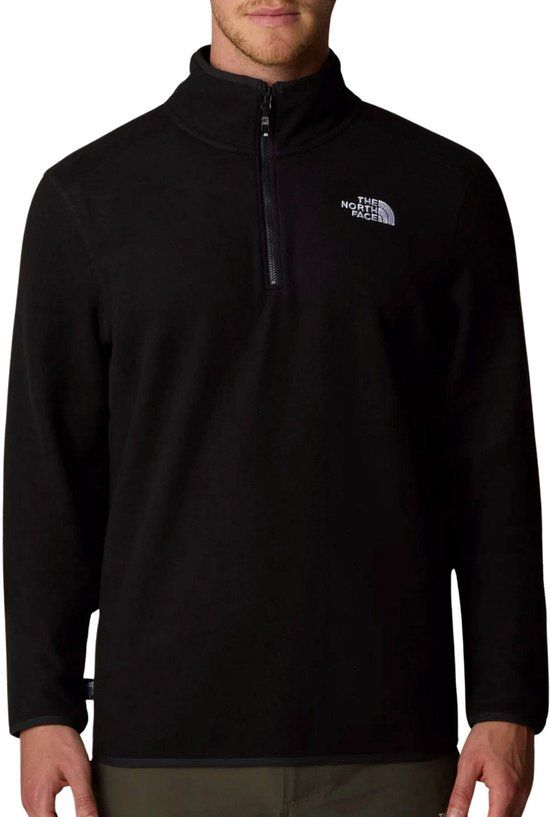 The North Face 100 Glacier Fleece Sweater Heren - Zwart - Maat S