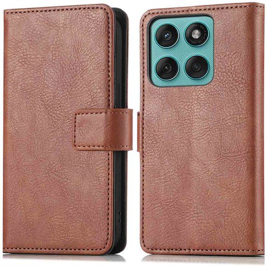 imoshion Luxe Bookcase voor de Motorola Edge 60 Pro - Bruin