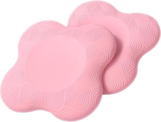 DW4Trading Yoga Kniebeschermer Mat - Set van 2 - Roze - 20x20cm