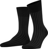 FALKE Shadow gedessineerd katoen sokken heren grijs - maat 45-46