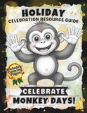 SKETCH-STYLE Celebrate Monkey Days: A National Day Coloring Book