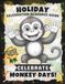 SKETCH-STYLE Celebrate Monkey Days: A National Day Coloring Book
