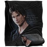 VAMPIRE DIARIES DAMON (SOMERHALDER) Silky Touch Super Zachte Sprei Deken 152 x 127 cm