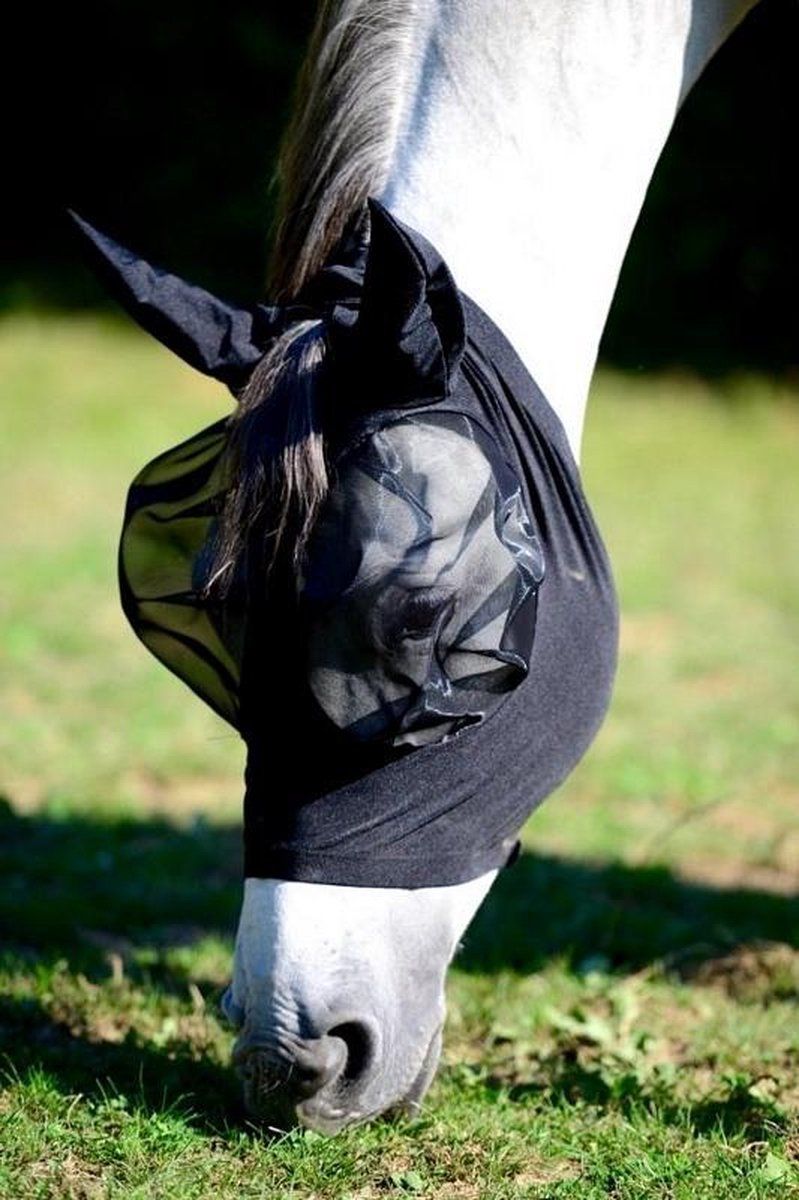 Kentucky Horsewear Kentucky Vliegenmasker Slim Fit - Black - Cob