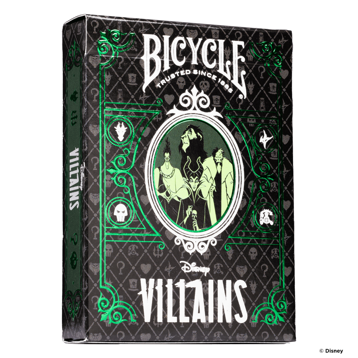 Bicycle Disney Villains Groen &amp; Paars