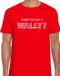 Bellatio Decorations Shoppartners Bv Where the fuck is Wally T-shirt Rood Heren L