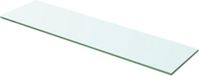 vidaXL Wandschap transparant 60x12 cm glas
