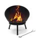 HEAT Outdoor Living - Vuurkorf - Zwart - Op Pootjes - Ø56 cm