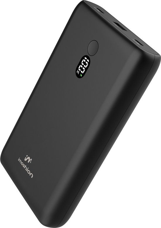iMoshion® 20000 mAh Laptop Powerbank - 100W - USB-C & USB-A - Black