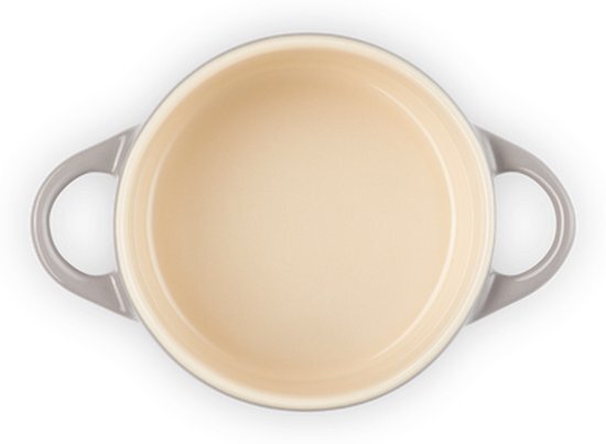 Le Creuset Kleine ronde braadpan van aardewerk, 0,25 liter, vuursteen, 71901104440100