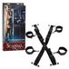 CalExotics California Exotic Novelties Skandal Deur Kruis Terughouding, zwart, 4,5-inch