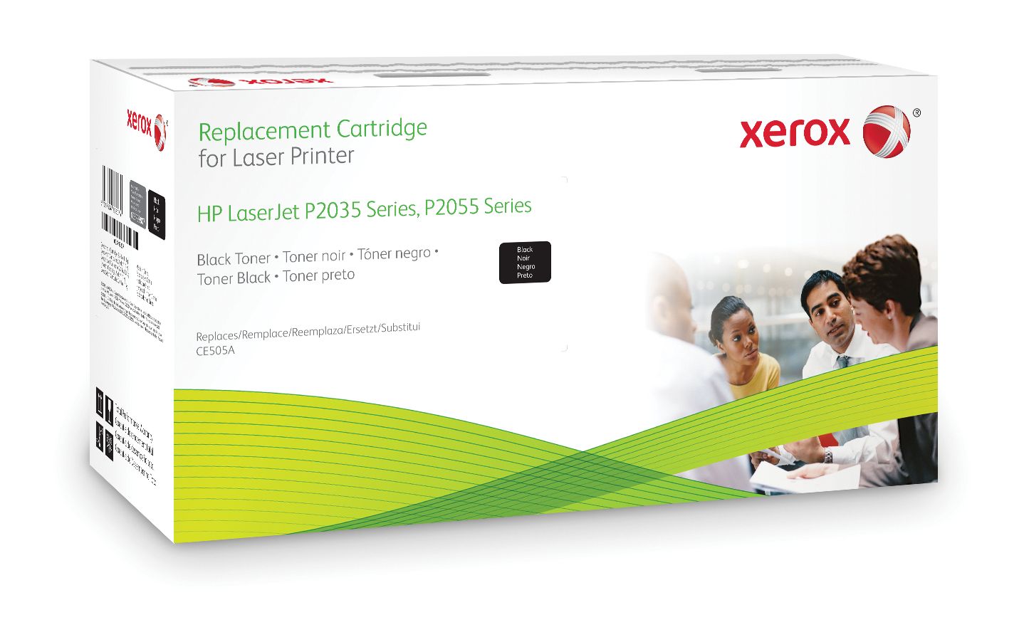 Xerox Zwarte toner cartridge. Gelijk aan HP CE505A. Compatibel met HP LaserJet P2035, LaserJet P2055
